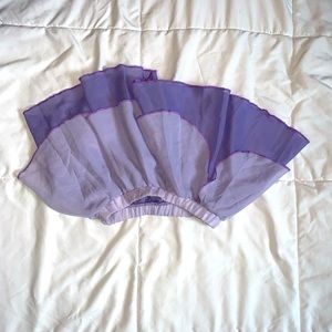 Childrens layered ballet skirt